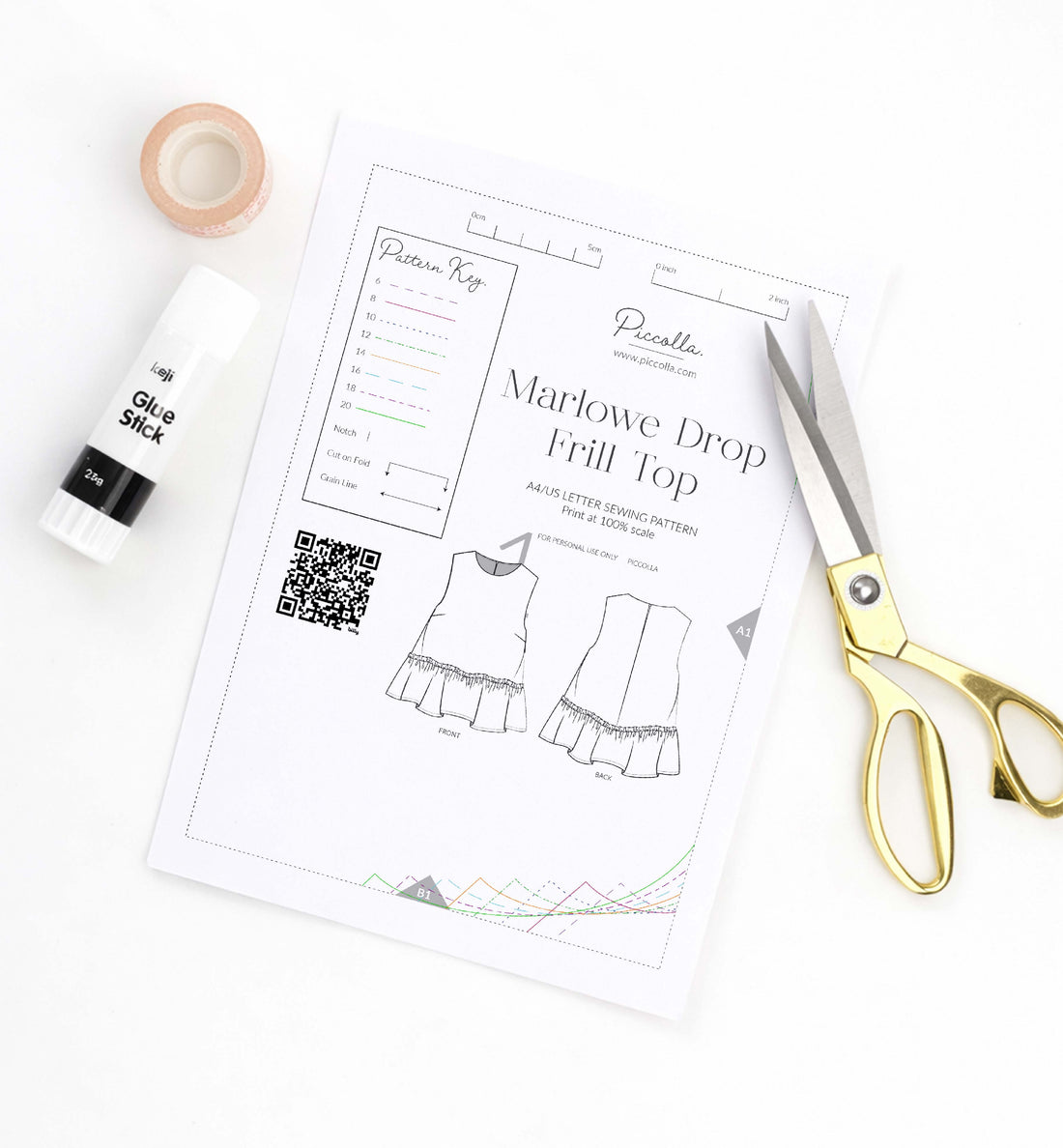 How to Assemble a Print-at-Home PDF Sewing Pattern