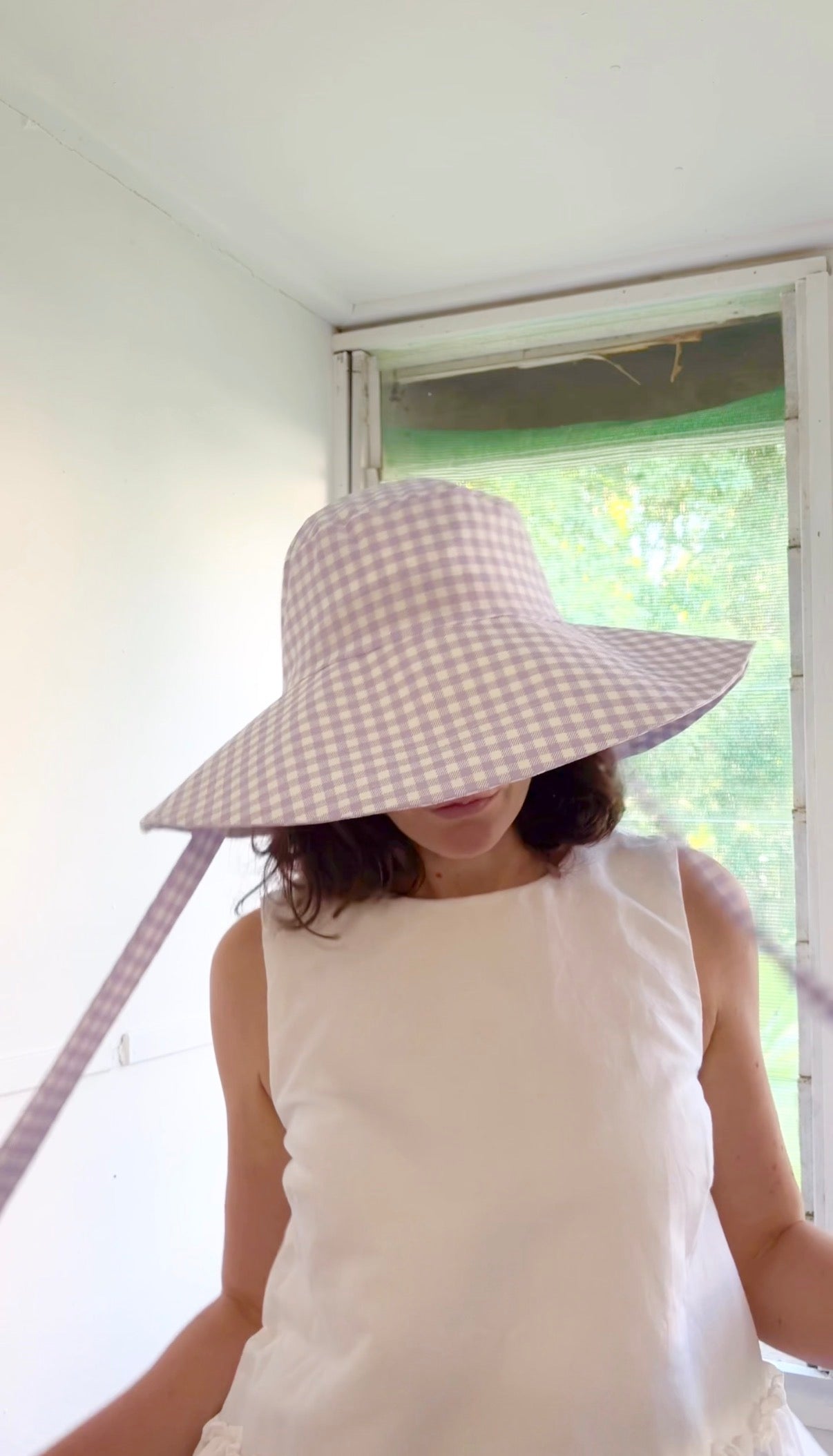 Wide Brim Sun Hat Digital Sewing Pattern